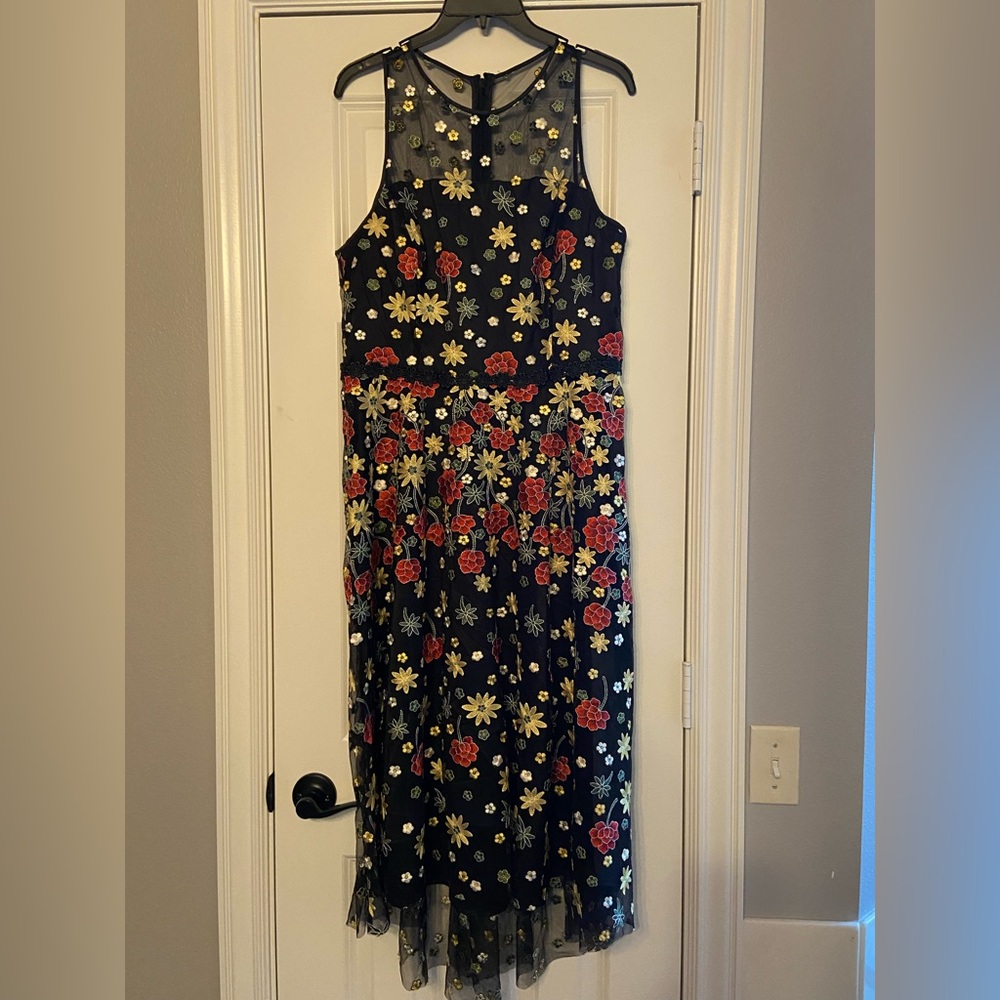 Beautiful floral semi formal dress